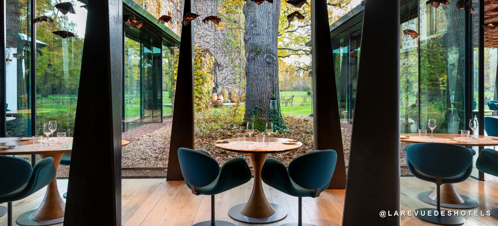 The three-Michelin-starred restaurant of Maison Troisgros in Ouches