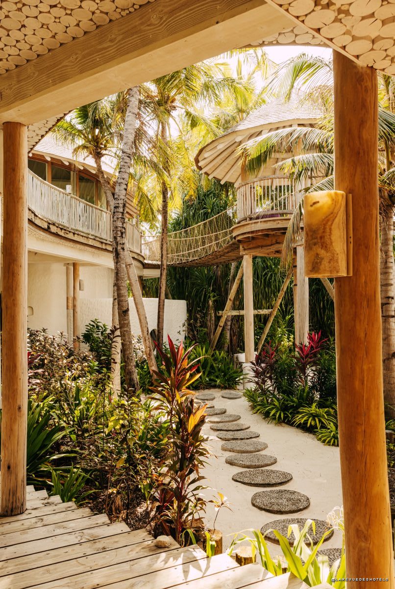 Overwater villa at Soneva Jani, Maldives · La Revue des Hôtels