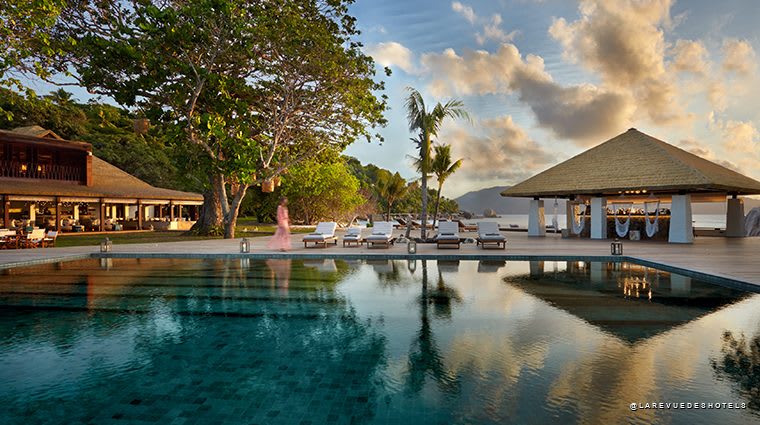 Pool villa at Six Senses Zil Pasyon, Seychelles · La Revue des Hôtels