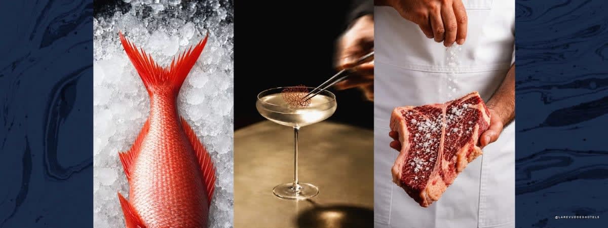 Le restaurant Salt, au 7e étage de The Crescent, Turning Stone Resort Casino