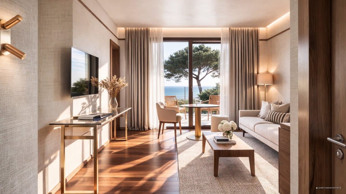 Une suite vue mer du MarePineta Resort à Milano Marittima