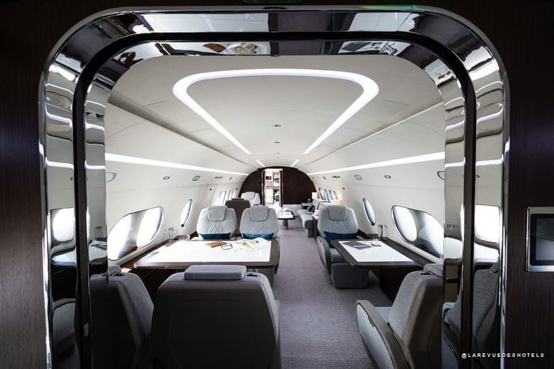 La cabine VVIP du jet privé Airbus ACJ TwoTwenty