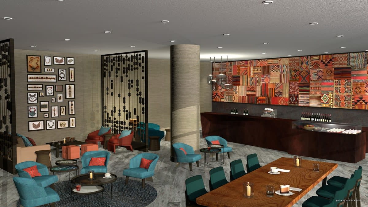 Le décor intérieur du futur Sofitel Thalassa Alger, aux inspirations algériennes