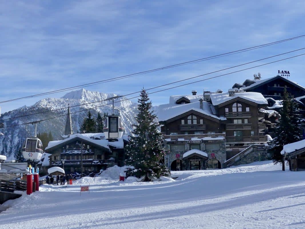 Courchevel 1850, where the Bourbon Hotel will open in December 2026