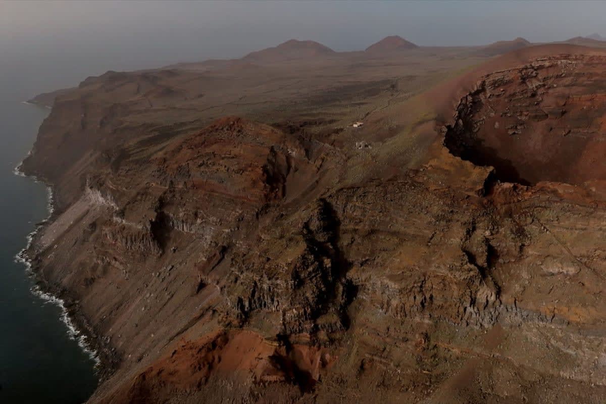 Le paysage volcanique d'El Hierro autour d'El Elevador