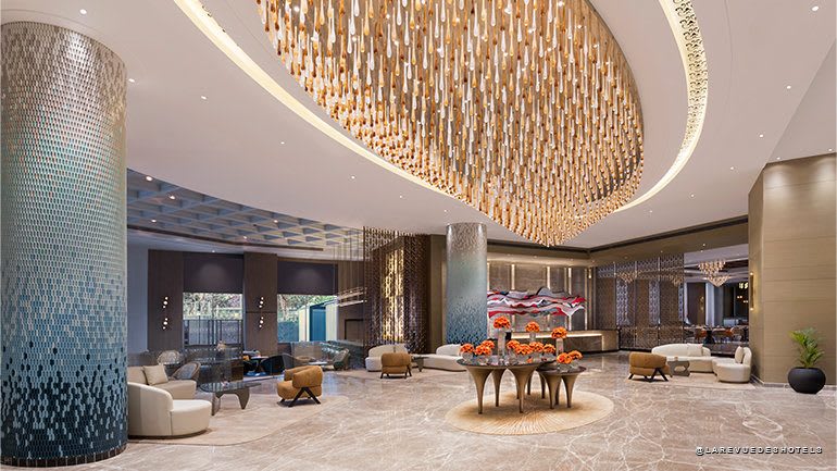 Le lobby du The Aarlis Hotel Panchkula