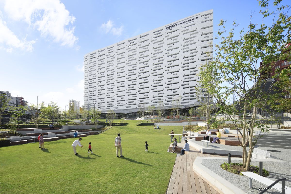 Miya-green garden at the OMO7 Osaka urban hotel