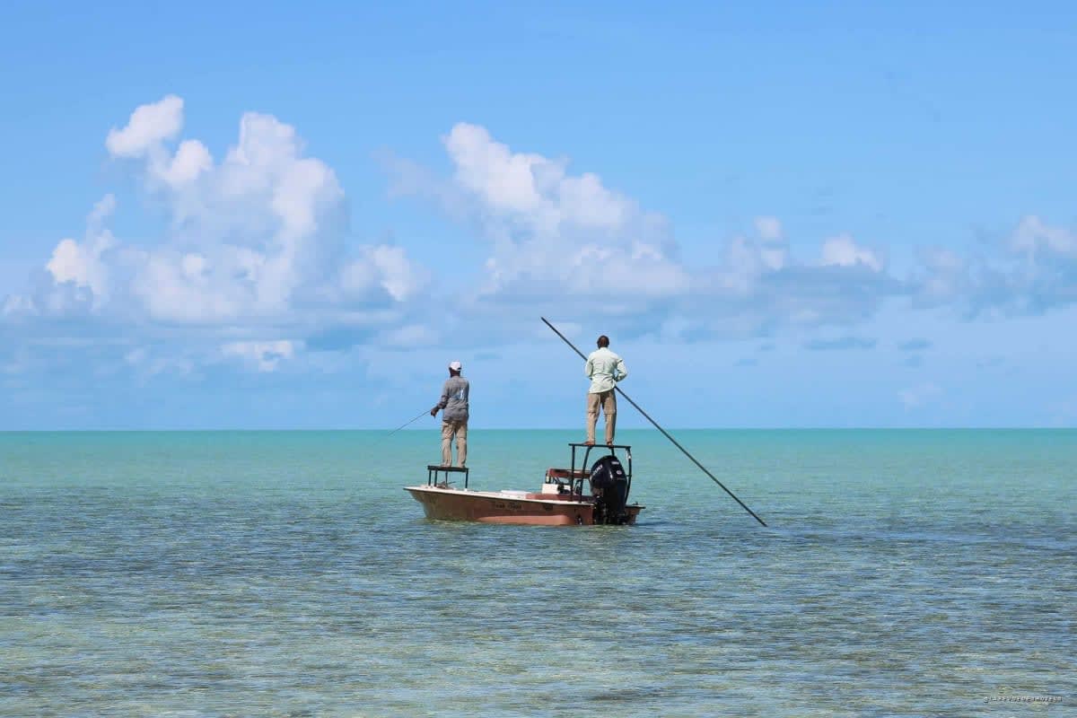 Pêche à la mouche sur les plateaux marins isolés de South Caicos