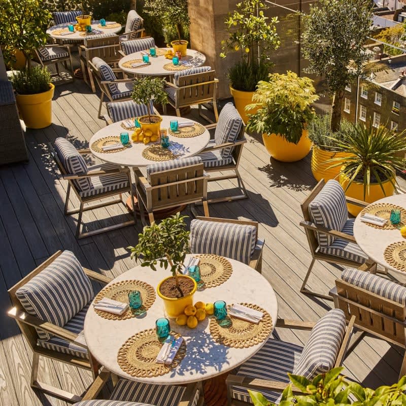 La terrasse en rooftop du Berkeley, à Londres