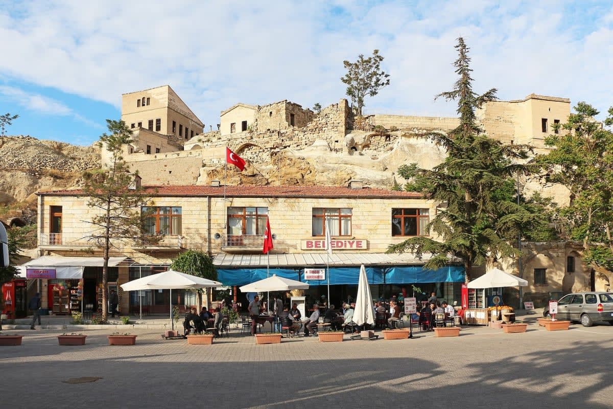 Place centrale du village de Mustafapasa