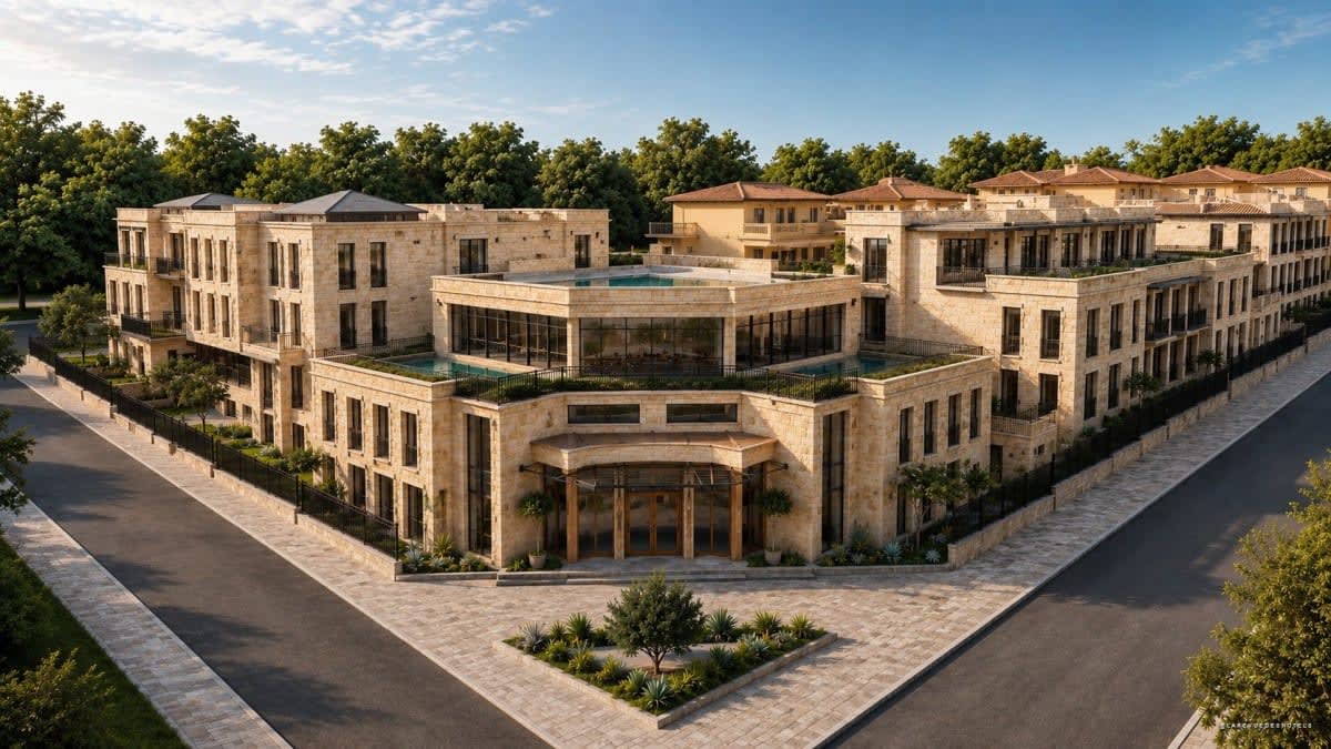 Rendu architectural du Hotel Okura Thermal Resort & Spa Cappadocia