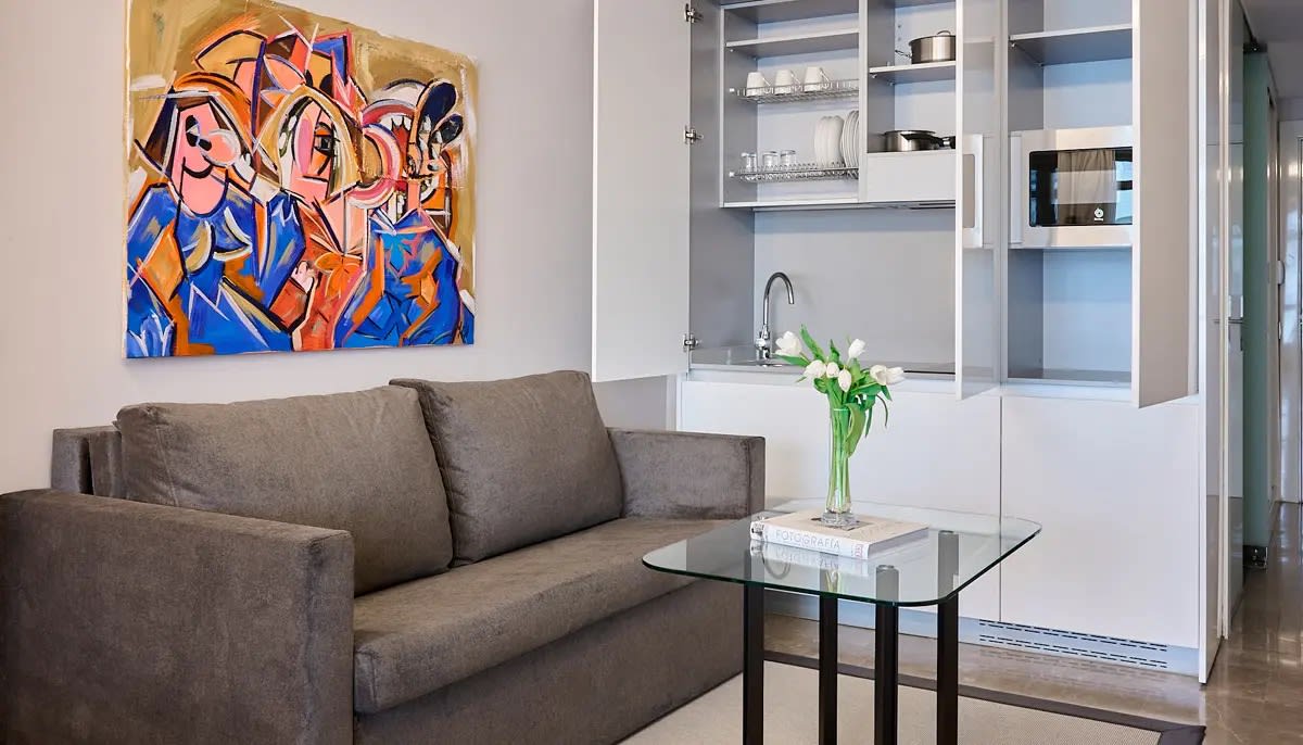 Suite du VP Sognio Madroño avec cuisine et œuvre d'art contemporain, Madrid