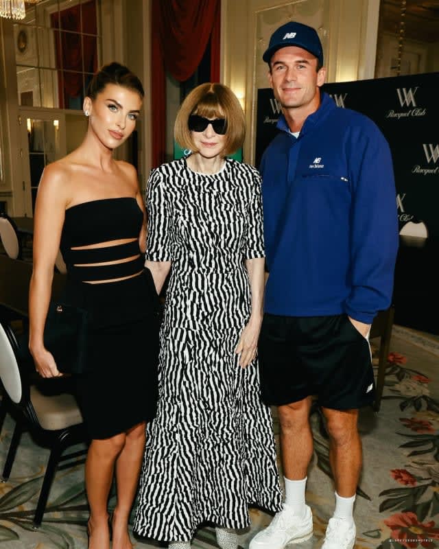 Des invités du Waldorf Racquet Club, au Waldorf Astoria New York