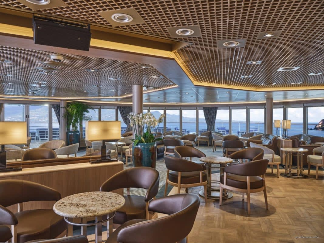 Le salon panoramique, ouvert sur l’extérieur