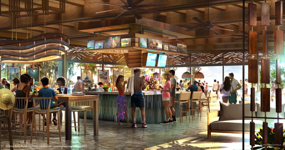 The Paint Out Point Bar & Grill, by the pool