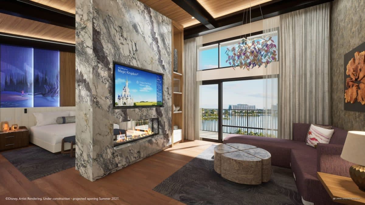 A studio overlooking the lake