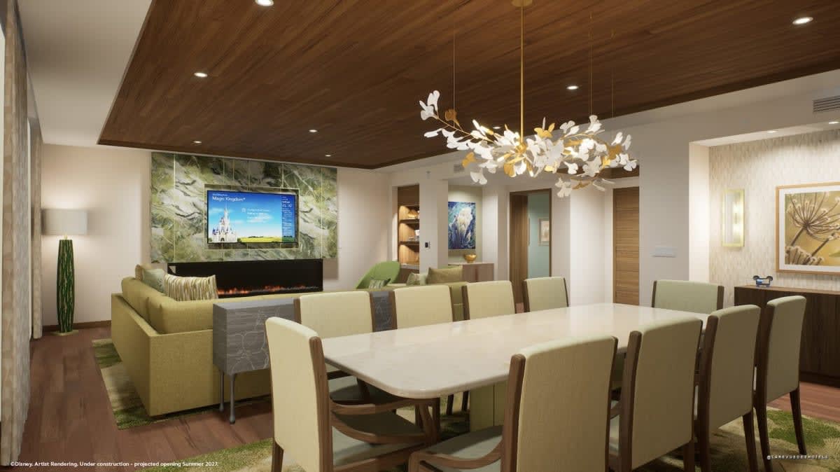 The dining room of a Grand Villa