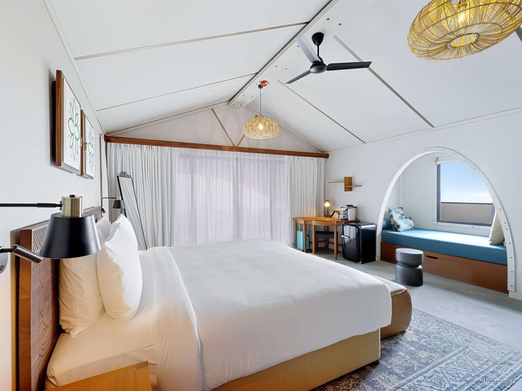 Chambre d'une suite sous tente du Gamra Mountain Resort by Mantis