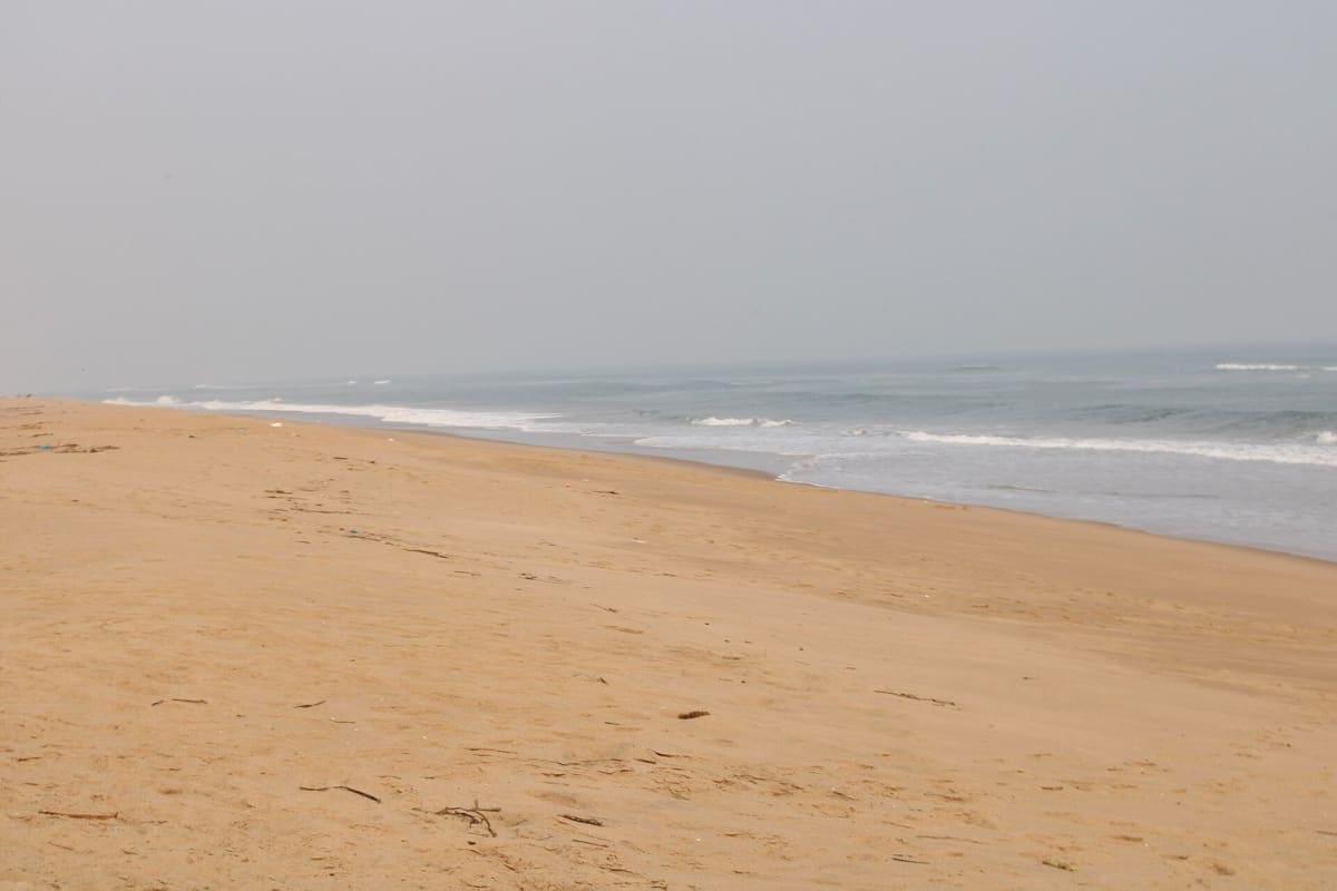 Passe reliant le lac Chilika au golfe du Bengale, en Odisha
