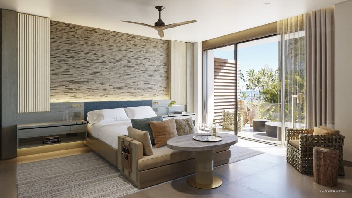 Chambre avec vue sur l'océan et balcon meublé au Grand Hyatt Grand Cayman
