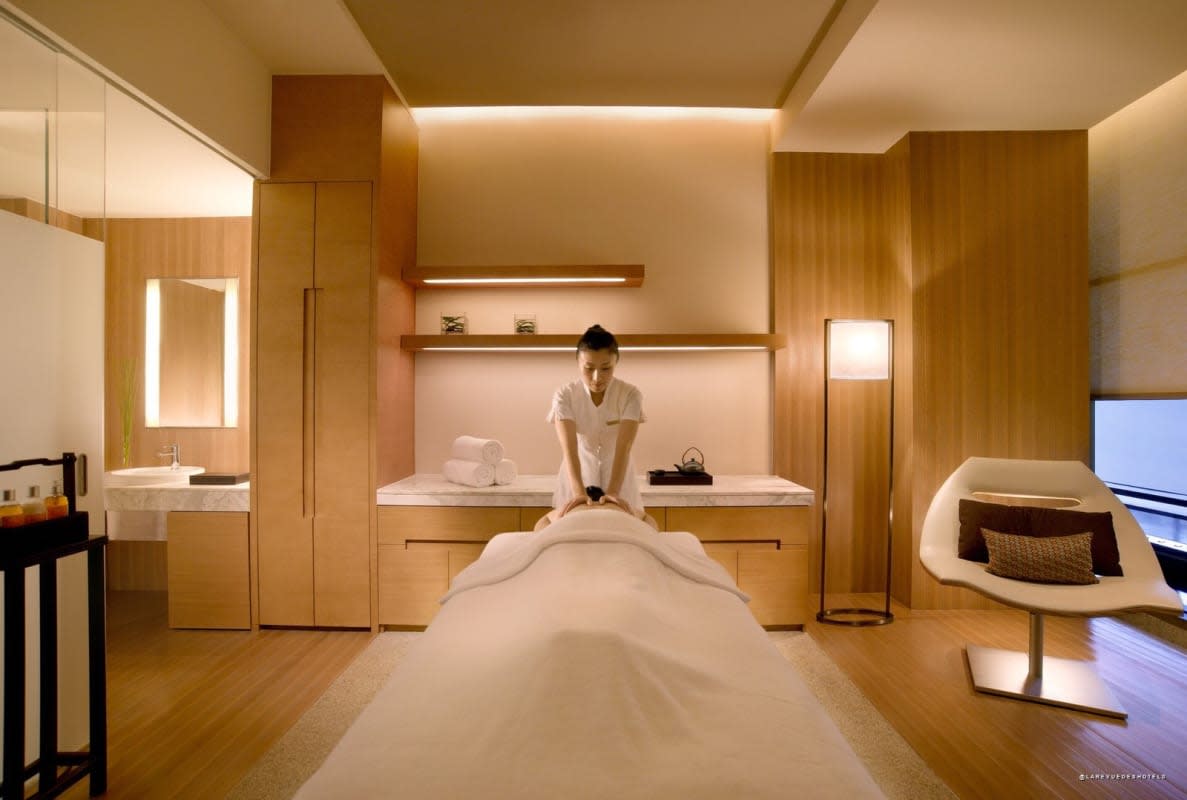 Cabine de soin du spa du Grand Hyatt Grand Cayman Resort & Spa