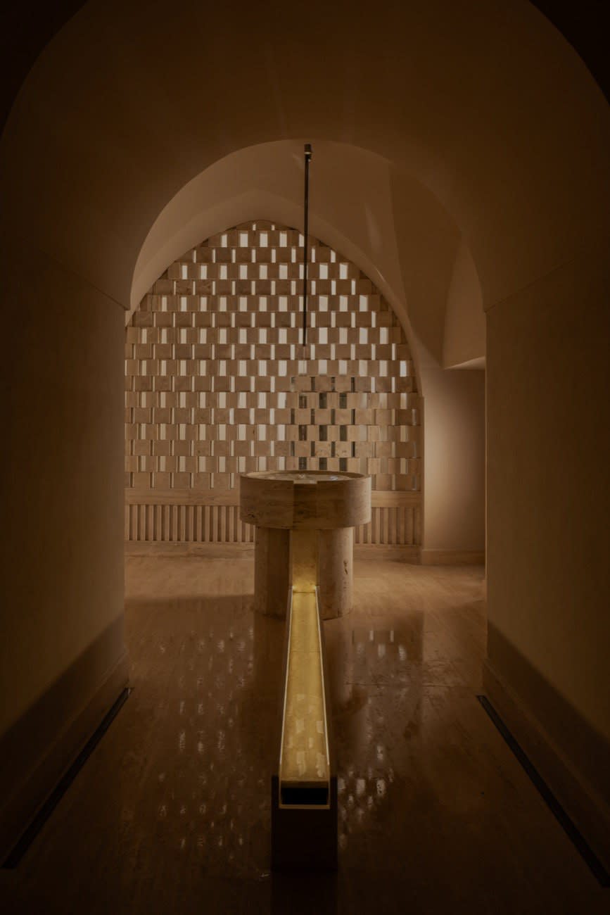 El Idume Spa del Patria Palace, bajo las bóvedas de piedra