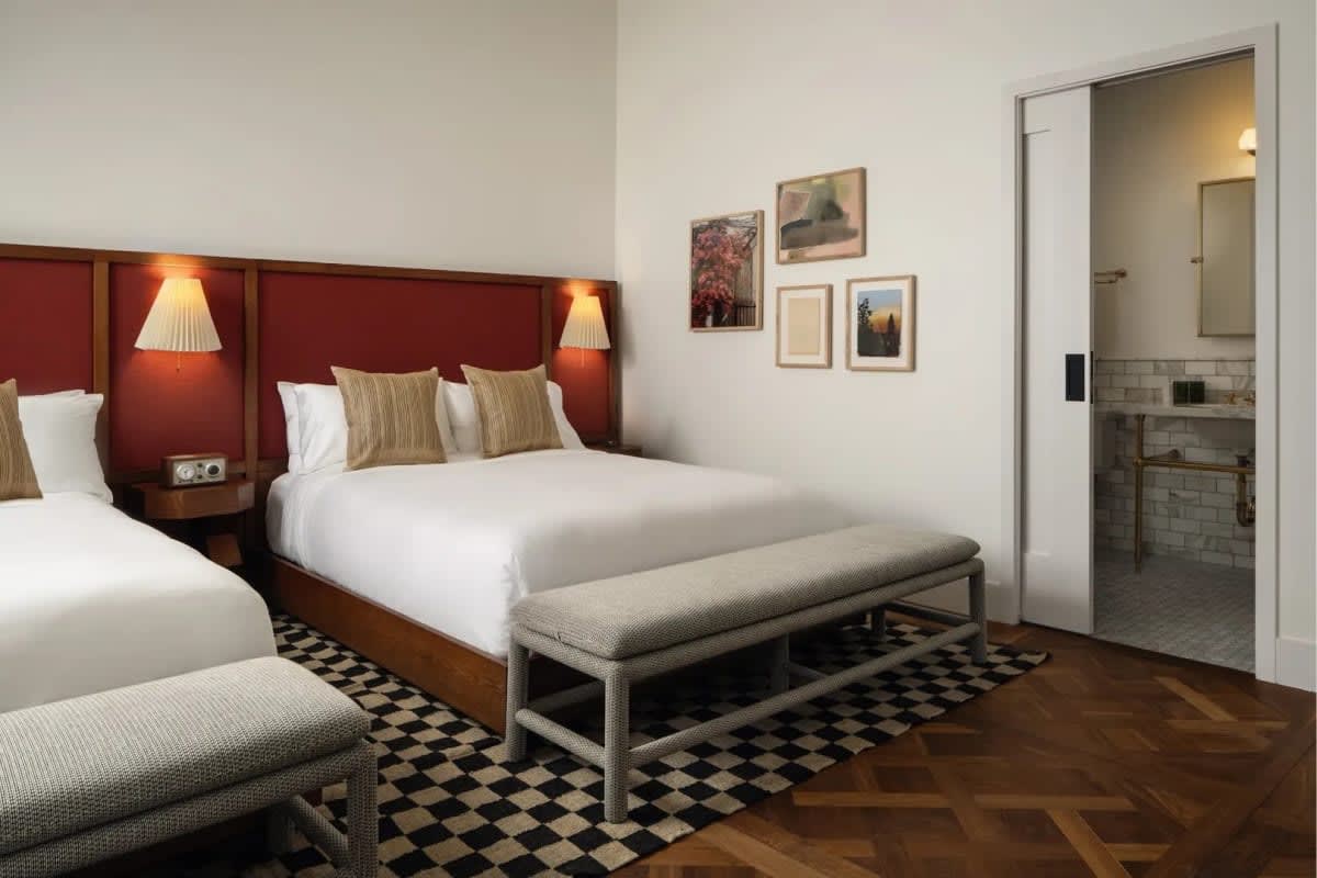 Loft Double de l'hôtel Lucile, deux lits queen