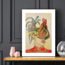 Chicken Head | Watercolour | Open Edition thumbnail 1
