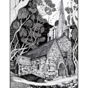 Guernsey | Vale Church Nighttime | Open Edition thumbnail 3