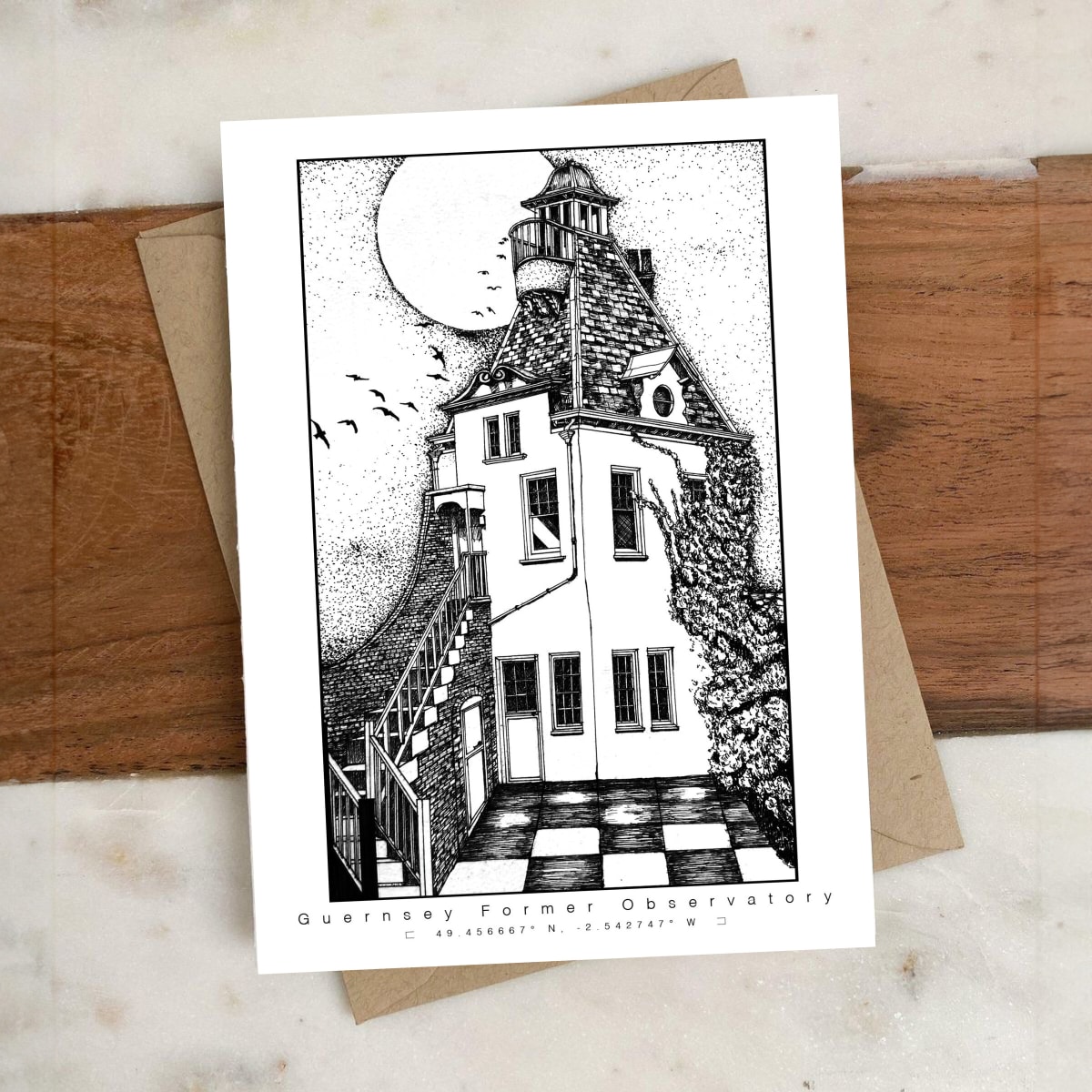 Guernsey | Former Meteorological Observatory | Card