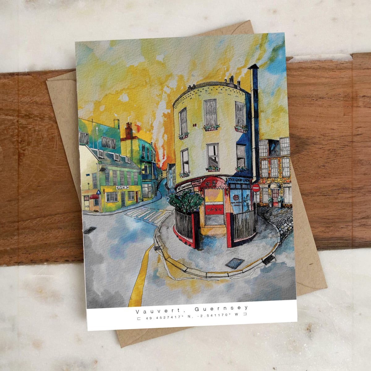 Guernsey | Vauvert & George Street | Colour | Card