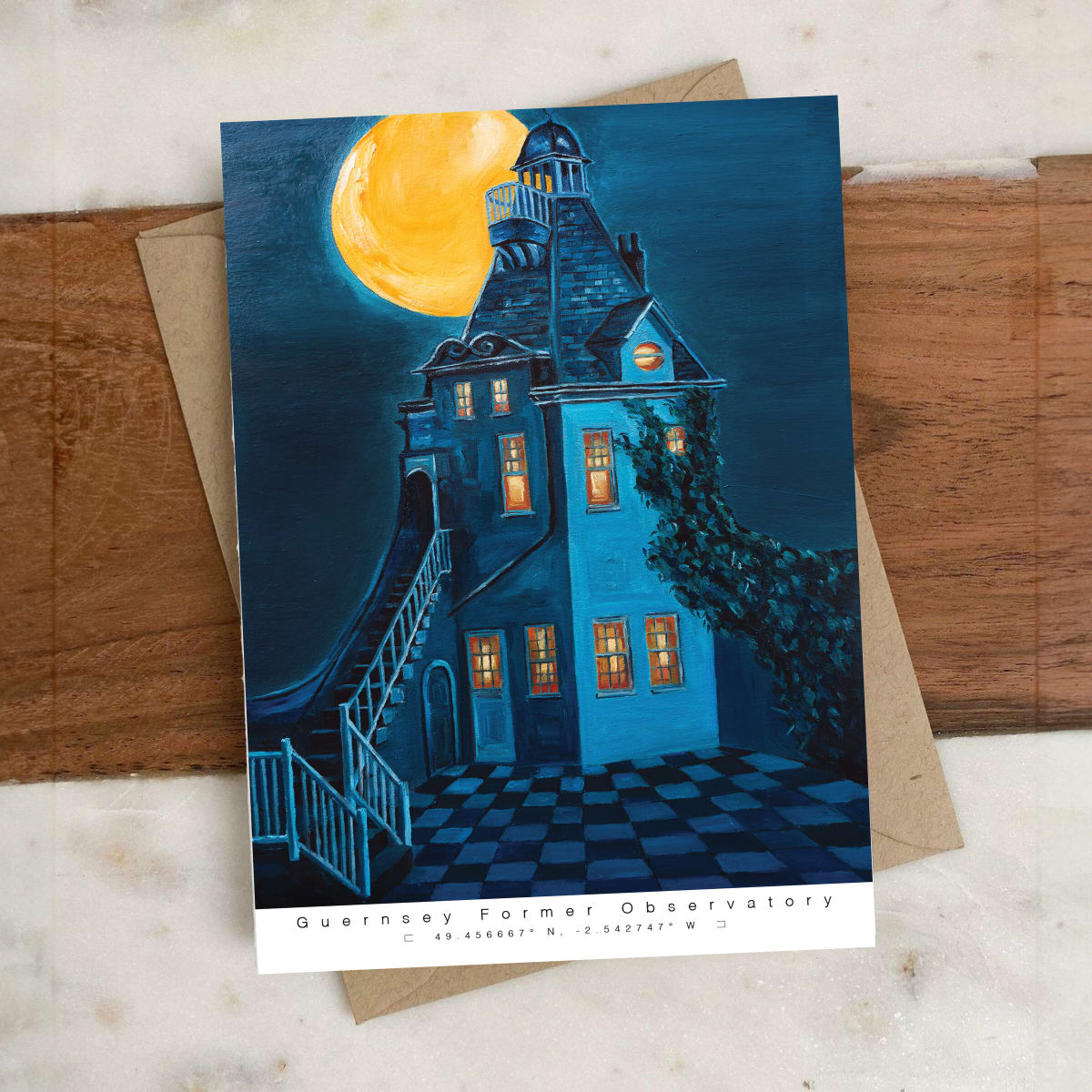 Guernsey | Former Meteorological Observatory | Colour | Card