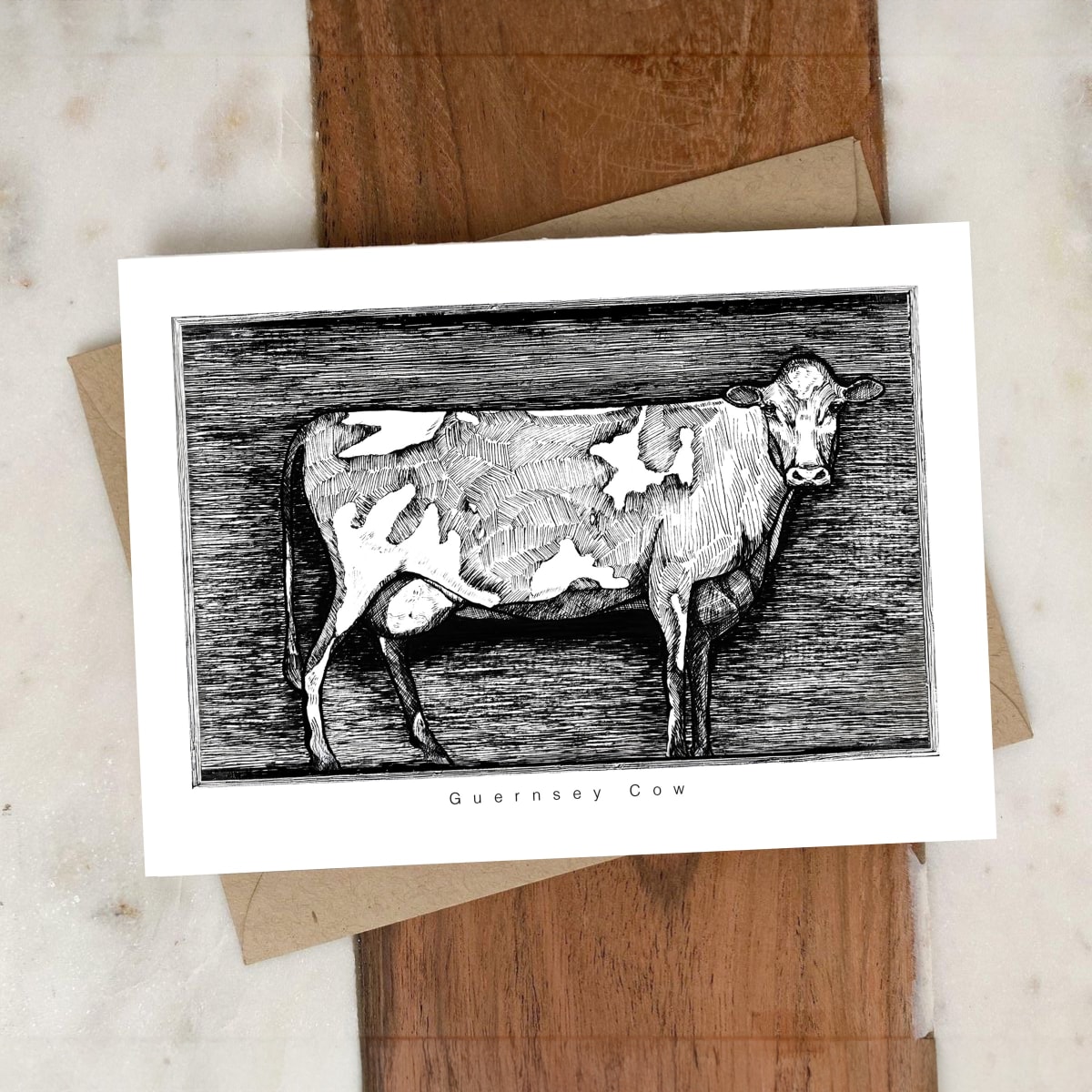 Guernsey Cow | Card
