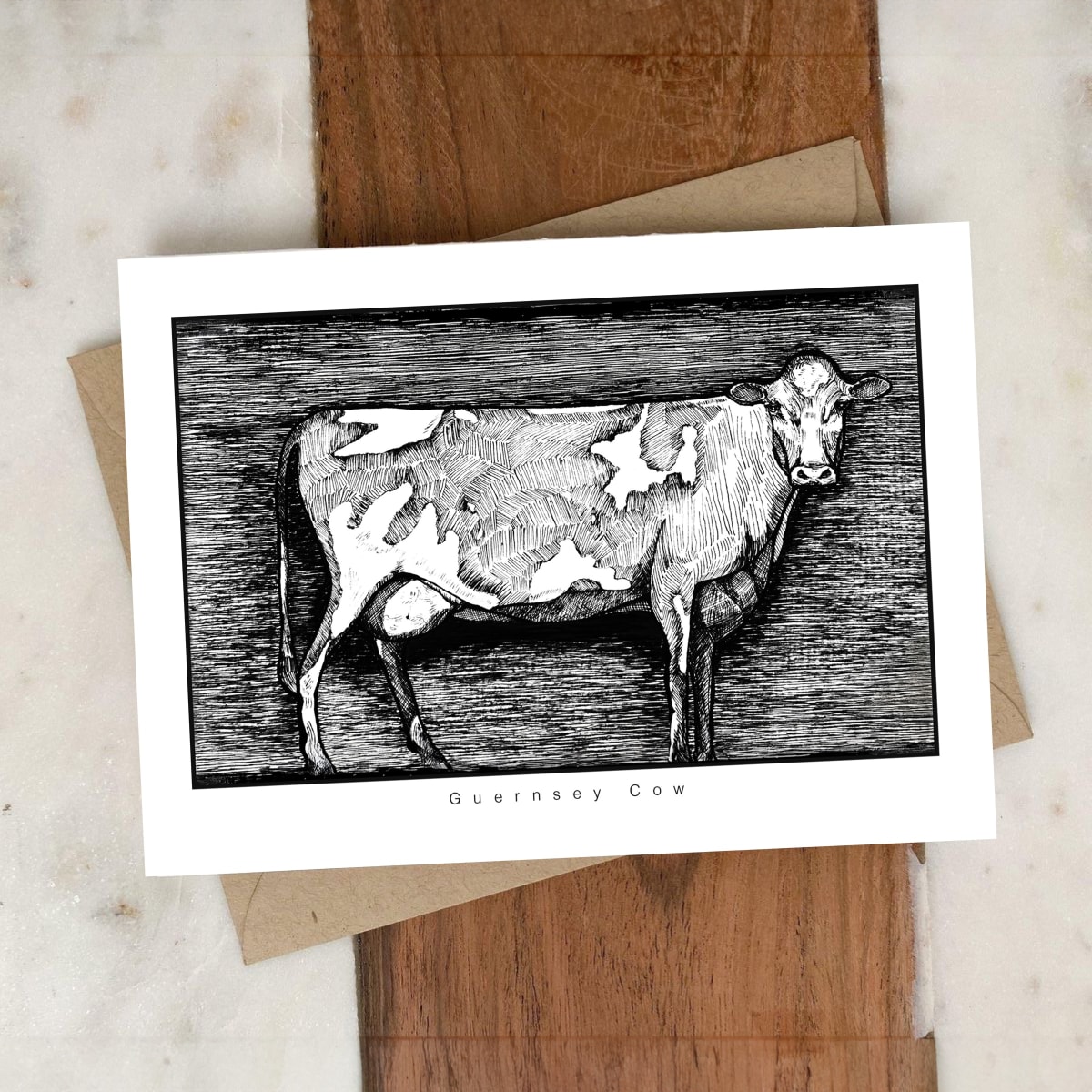 Guernsey Cow | Card