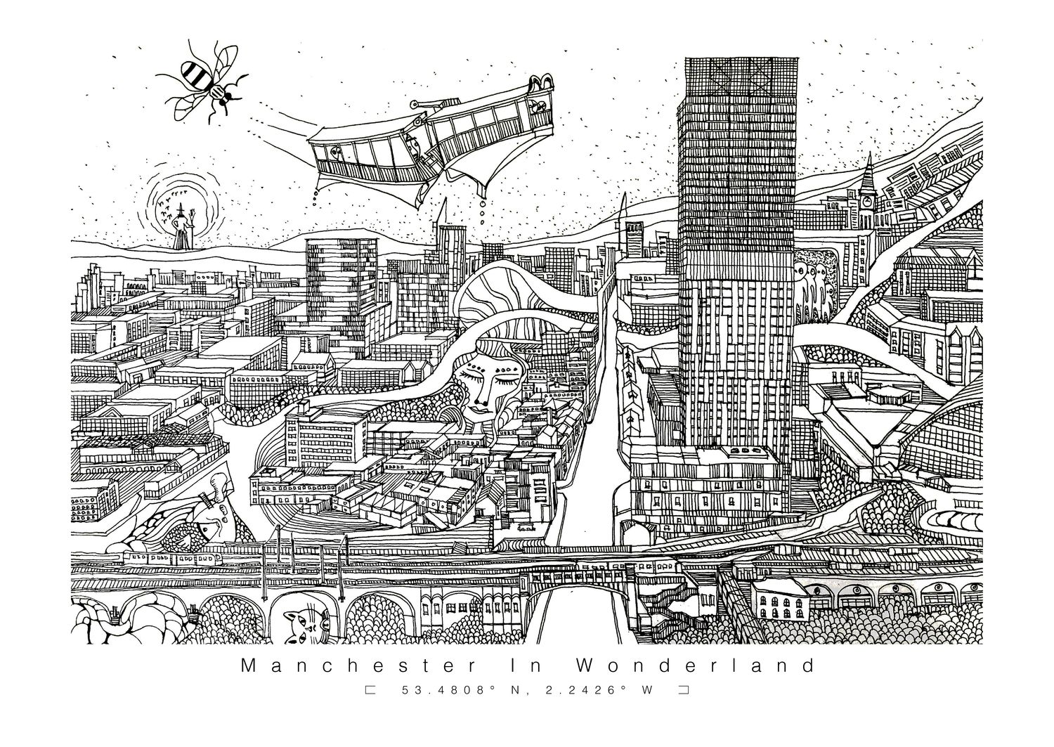 England | Manchester in Wonderland | Open Edition thumbnail 3