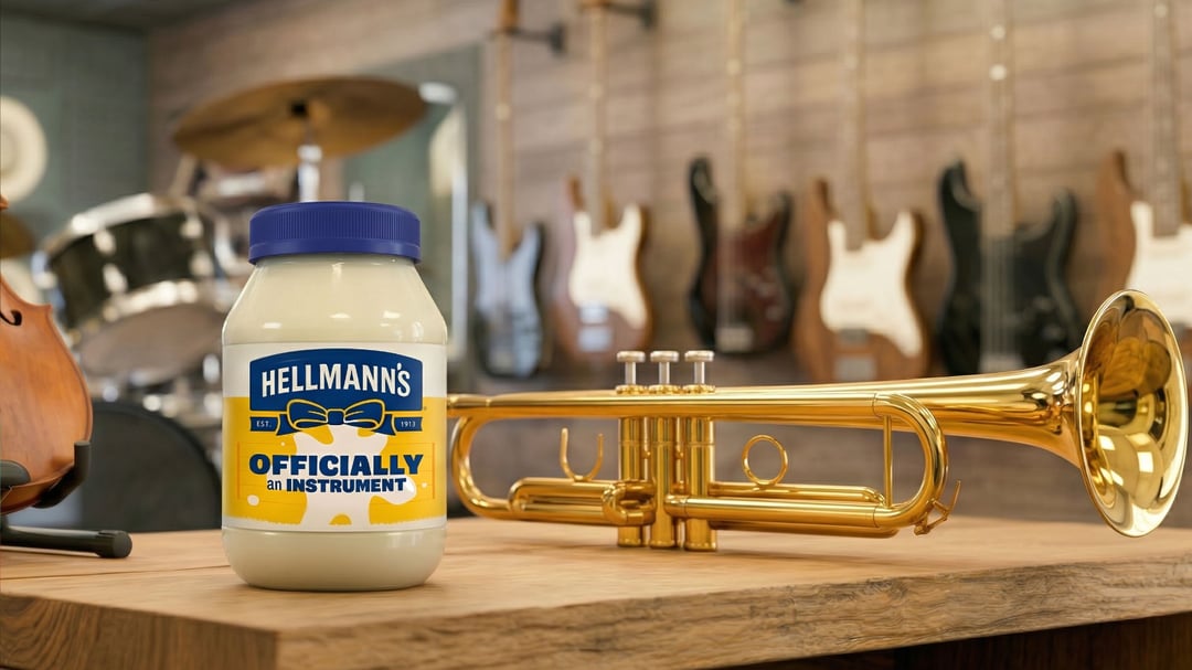 ¡La mayonesa es un instrumento! Bob Esponja tenía razón y Hellmann's lo confirma - imagen