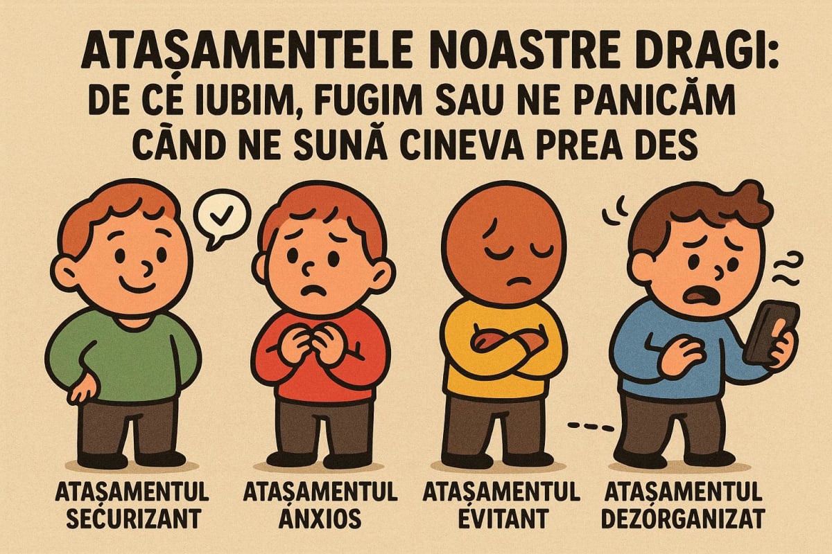 Atașamentele noastre: de ce iubim, fugim sau ne panicăm când ne sună cineva prea des