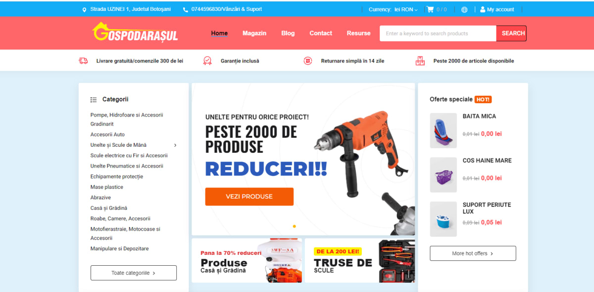 FELYMARO se extinde in curand online: Prin Gospodarașul.ro aduce magazinul gospodăresc în mediul digital