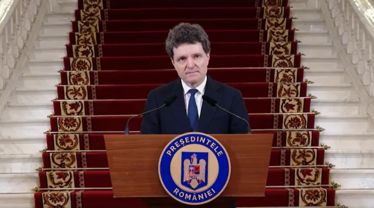Nicuşor Dan în conferință de presă la Palatul Cotroceni Nicuşor Dan în conferință de presă la Palatul Cotroceni