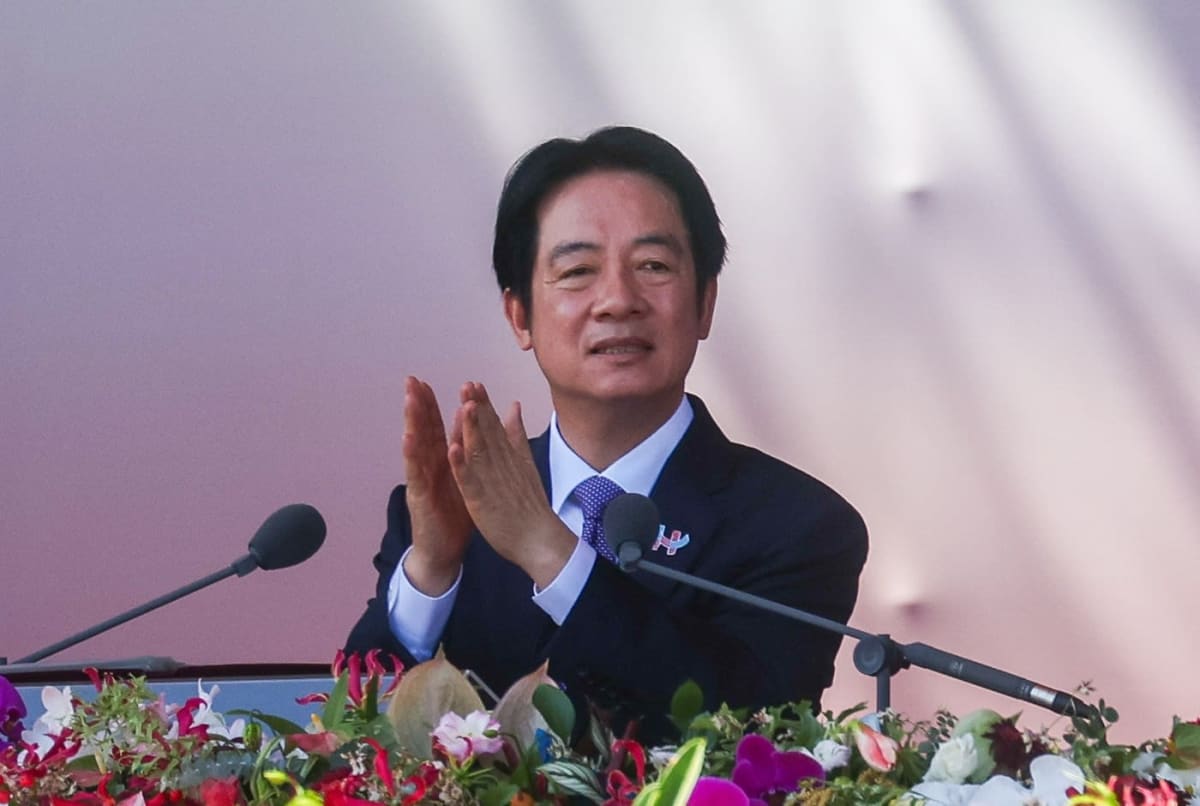 Președintele Taiwanului, Lai Ching-te, în discurs public