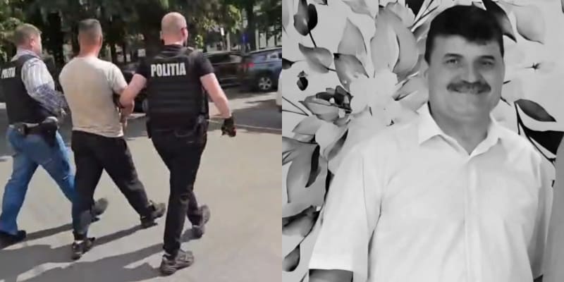 Polițist în acțiune în zona incidentului din Brăila