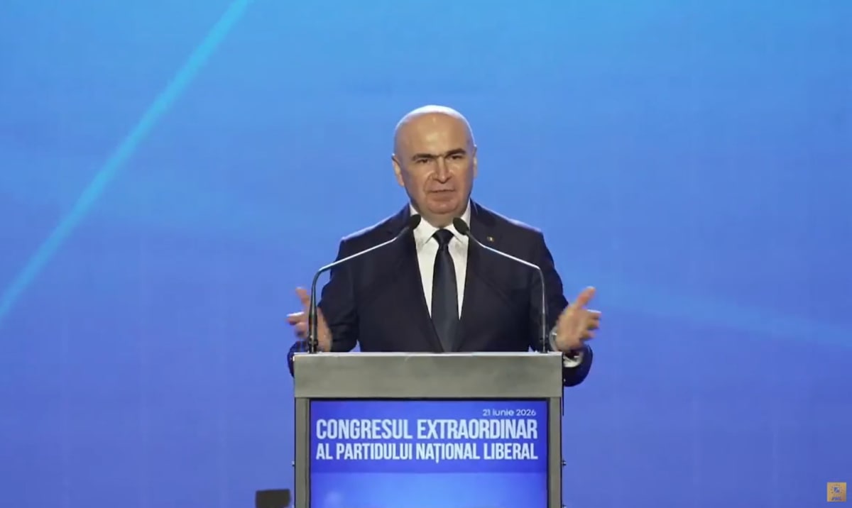 Ilie Bolojan în timpul discursului la congresul PNL din iunie 2026 Ilie Bolojan în timpul discursului la congresul PNL din iunie 2026