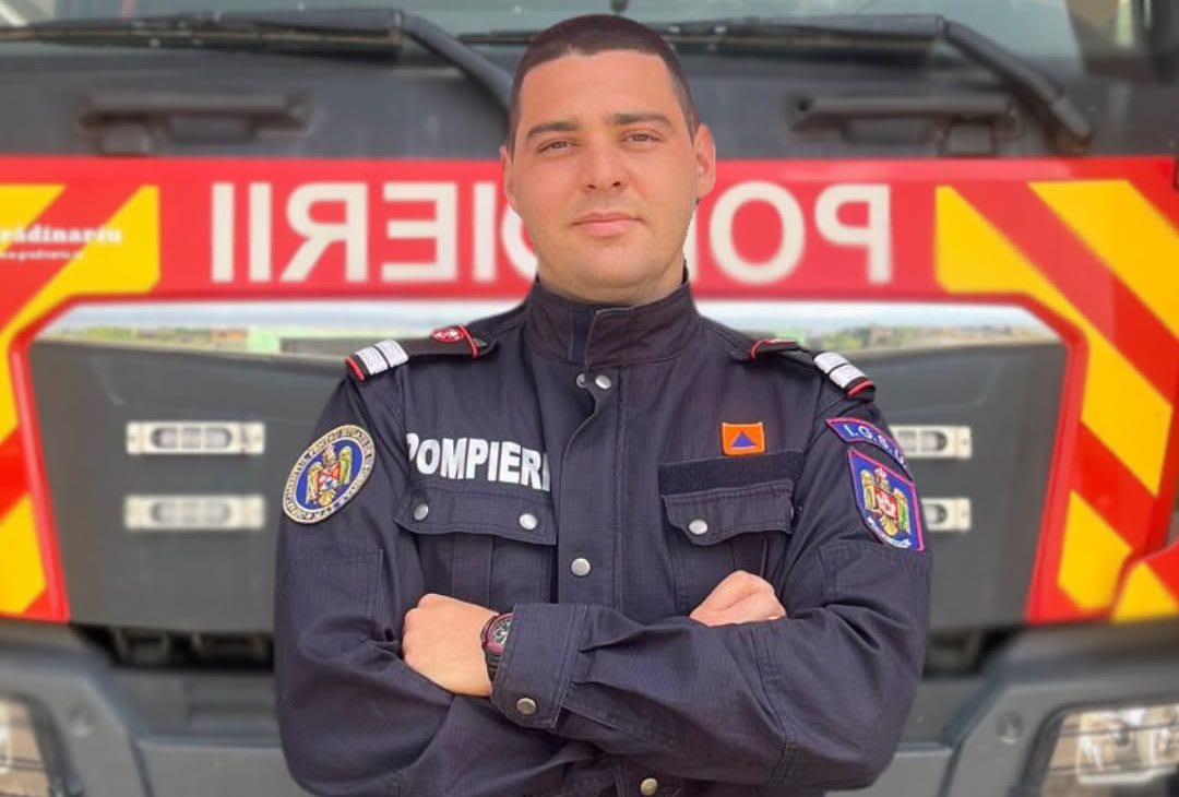 Pompier din Covasna intervine prompt la accident rutier la Săcele, în timpul liber