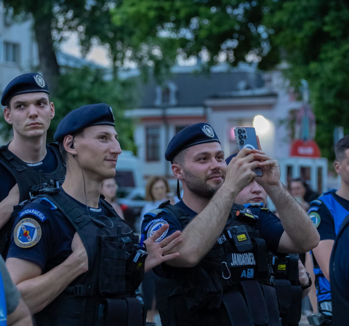 Tineri candidați în proces de selecție pentru Academia de Poliție Galați