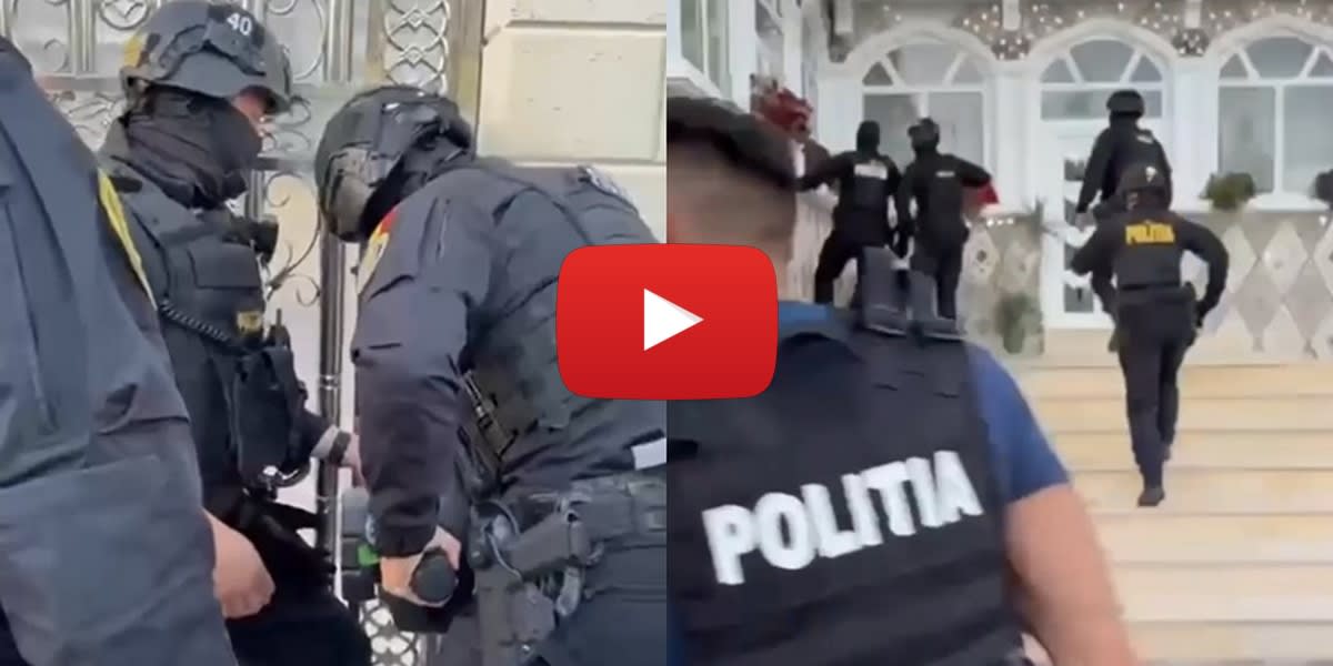 Polițiști în acțiune în București și Galați