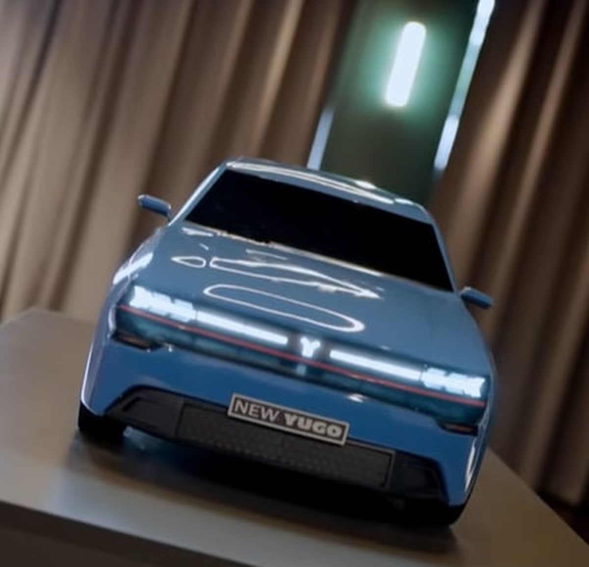 Noul model Yugo, mașină compactă retro-futuristă, prezentată la Munich