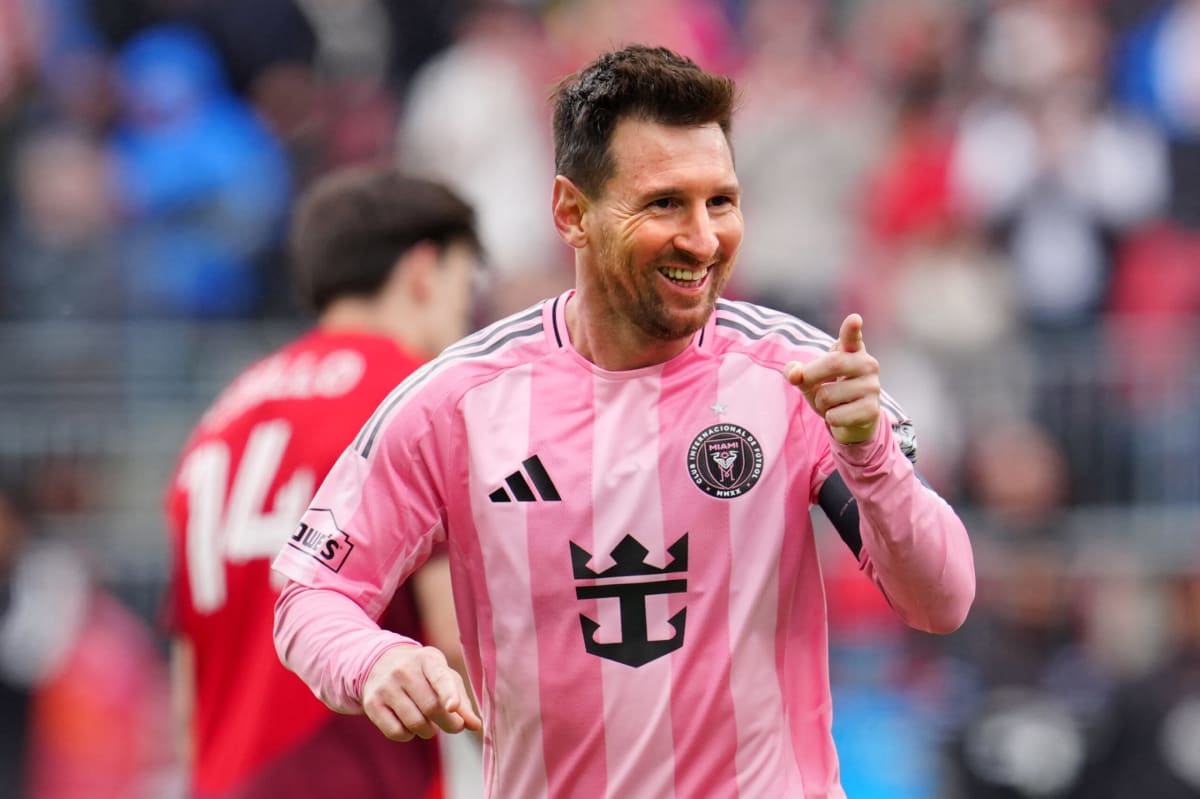 Lionel Messi marcând un gol spectaculos pentru Inter Miami Lionel Messi marcând un gol spectaculos pentru Inter Miami