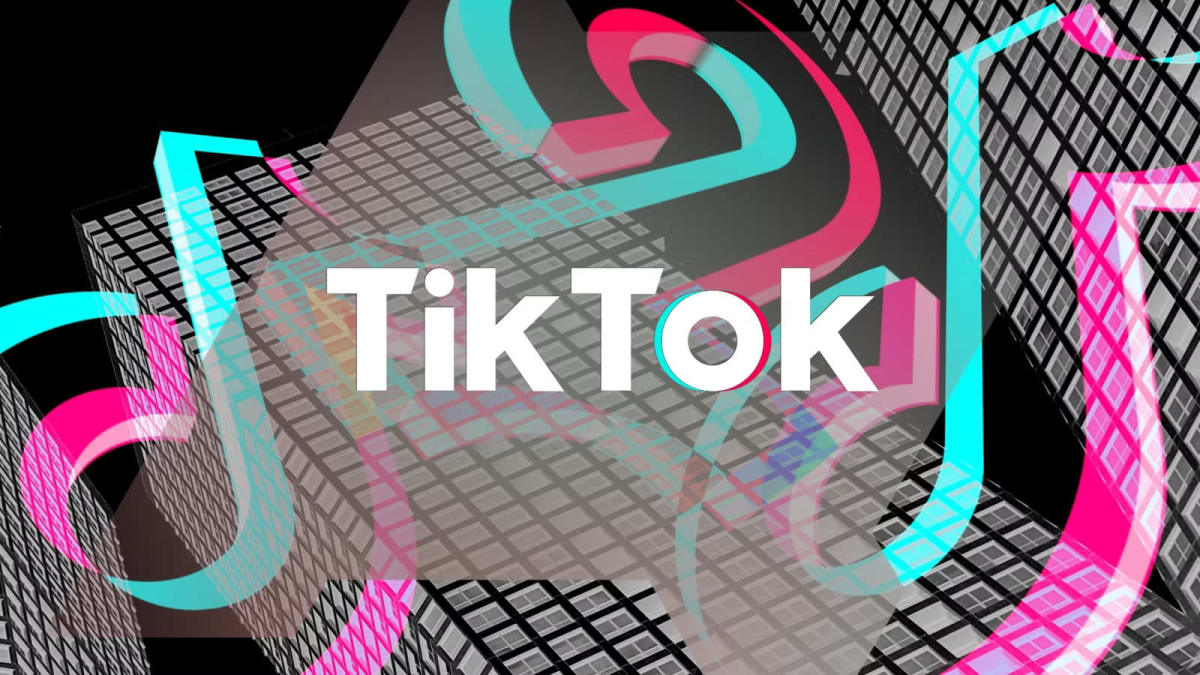 Ecran cu logo TikTok și reprezentare digitală a utilizatorilor vulnerabili