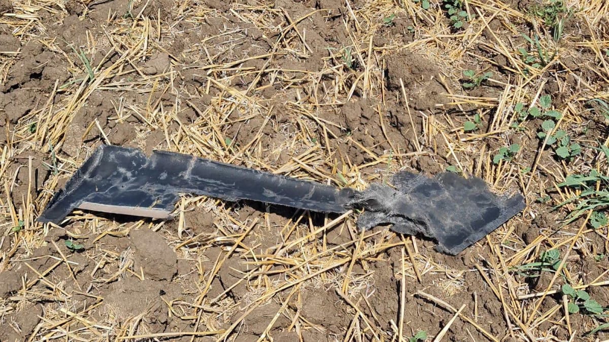 Fragmente de dronă și rachetă interceptate în județul Galați Fragmente de dronă și rachetă interceptate în județul Galați