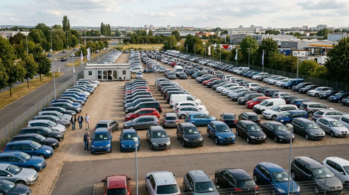 Percheziții ANAF în județul Galați, verificări mașini second-hand